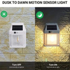Motion Sensor Solar Wall Lamp