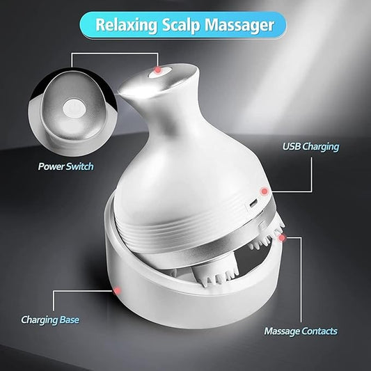 Electric Hand Scalp Muscle Vibration Massage