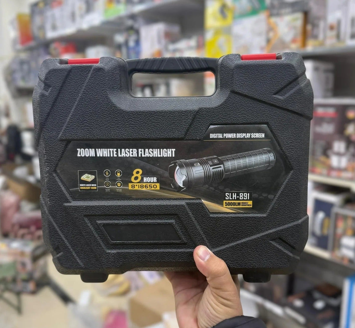 Rechargeable Powerful 3KM Flashlight