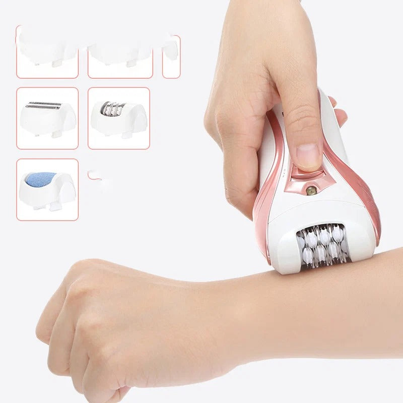 KEMEI 3IN1 Rechargeable Ladies Epilator & Shaver