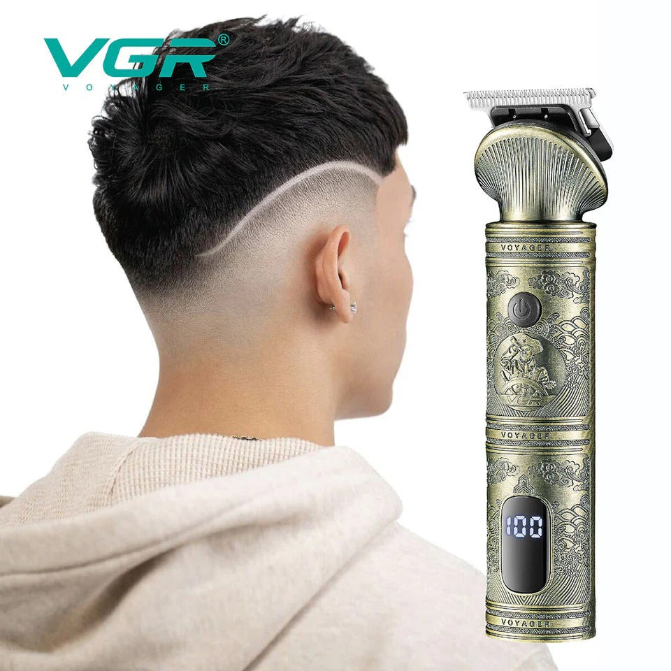 VGR Metal Professional Hair Beard Clipper