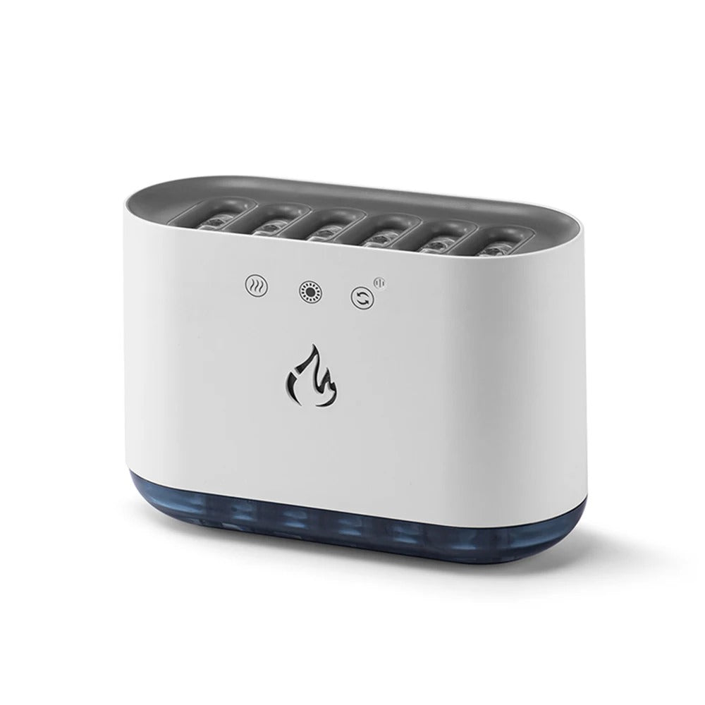 Flame Fire Air Humidifier LED Color Light
