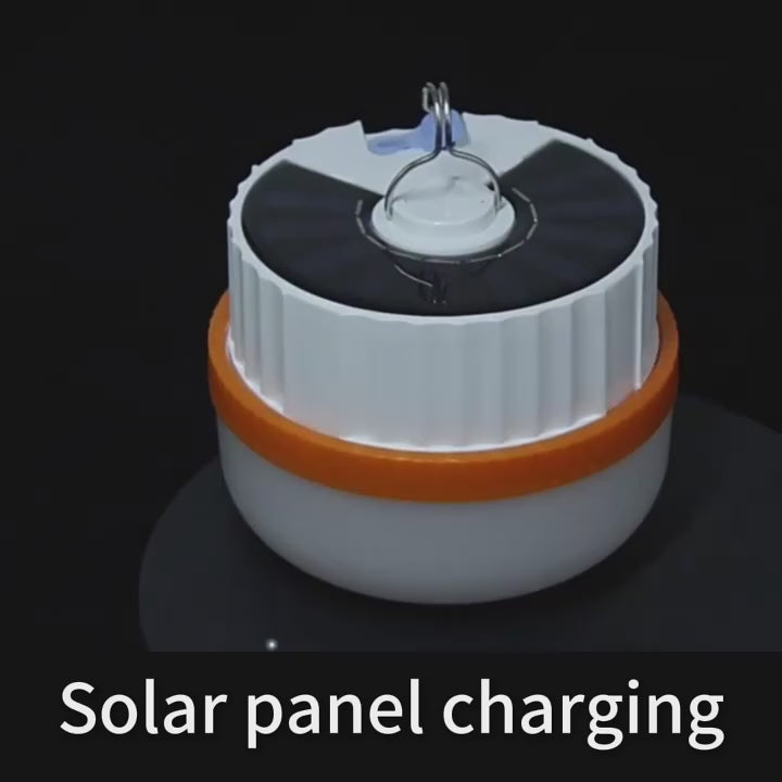 Solar & USB Rechargeable Camping Lamp